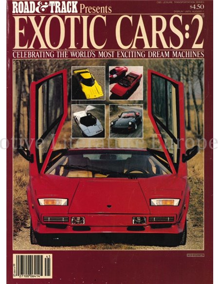 1984 ROAD AND TRACK PRESENTS EXOTIC CARS NR.2, MAGAZIN ENGLISCH