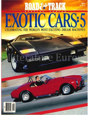 1987 ROAD AND TRACK SPECIAL SERIES EXOTIC CARS NR.5, MAGAZIN ENGLISCH