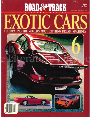 1987 ROAD AND TRACK SPECIAL SERIES EXOTIC CARS NR.6, MAGAZIN ENGLISCH