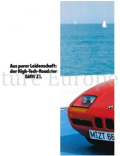 1987 BMW Z1 PROSPEKT ENGLISCH