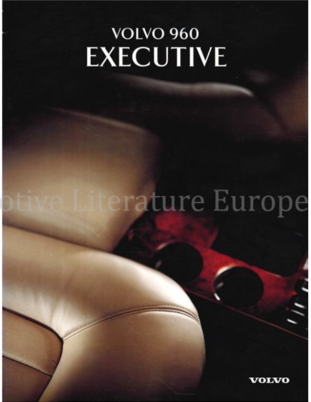 1997 VOLVO 960 EXECUTIVE BROCHURE NEDERLANDS