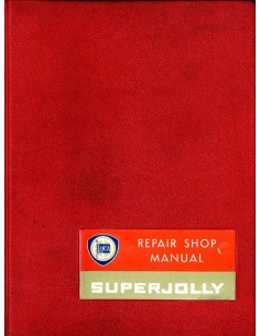 1967 LANCIA SUPERJOLLY WERKPLAATSHANDBOEK ENGELS