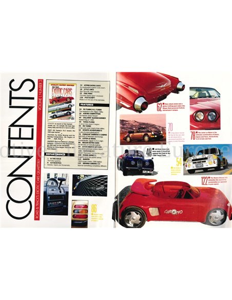 1990 ROAD AND TRACK EXOTIC CARS QUARTERLY VOL.1, NR.3, MAGAZINE ENGELS