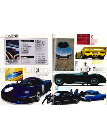 1991 ROAD AND TRACK EXOTIC CARS QUARTERLY VOL.2, NR.3 (FALL 1991), MAGAZINE ENGELS