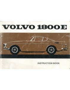 1970 VOLVO 1800E INSTRUCTIEBOEKJE ENGELS