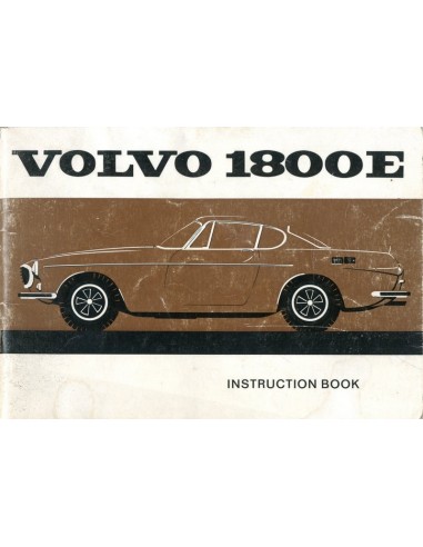 1970 VOLVO 1800E INSTRUCTIEBOEKJE ENGELS