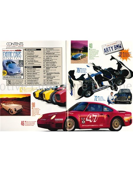 1991 ROAD AND TRACK EXOTIC CARS QUARTERLY VOL.2, NR.4 (WINTER 1991), MAGAZIN ENGLISCH