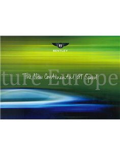 2012 BENTLEY CONTINENTAL GT SPEED BROCHURE ENGELS