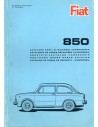 1965 FIAT 850 BERLINA ONDERDELENHANDBOEK 