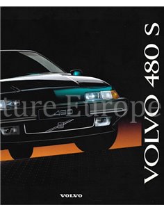 1992 VOLVO 480 S BROCHURE NEDERLANDS