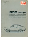 1965 FIAT 850 COUPE CARROSSERIE ONDERDELENHANDBOEK 