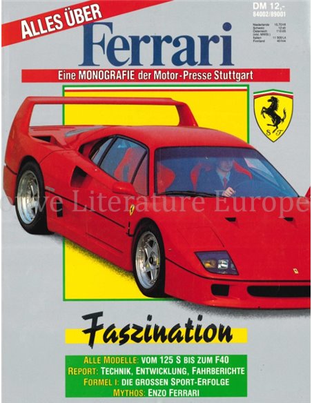 ALLES UBER FERRARI, EINE MONOGRAFIE (Nr.7) AUS DER MOTOR-PRESSE STUTTGART