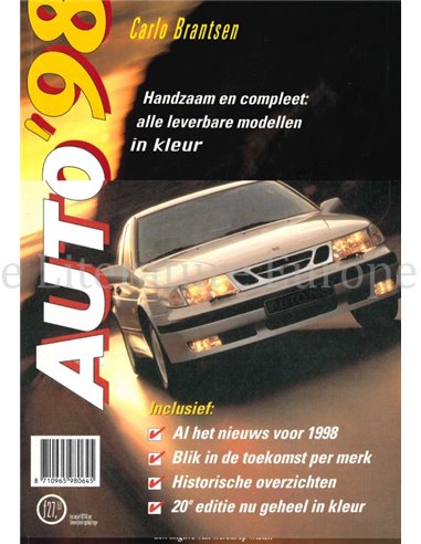1998 AUTO JAHRBUCH NIEDERLÄNDISCH