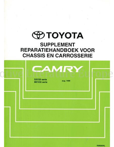 1998 TOYOTA CAMRY FAHRWERK & KAROSSERIE WERKSTATTHANDBUCH NIEDERLÄNDISCH