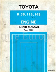 1988 TOYOTA LAND CRUISER | DYNA | COASTER | B | 3B | 11B | 14B MOTOR WERKSTATTHANDBUCH ENGLISCH