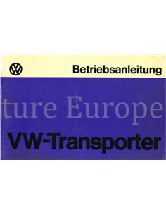 1977 VOLKSWAGEN TRANSPOTER OWNERS MANUAL DUTCH