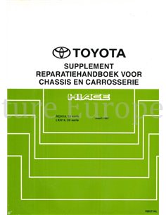 1997 TOYOTA HIACE CHASSIS & BODY WORKSHOP MANUAL DUTCH