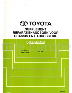 1996 TOYOTA HIACE CHASSIS & BODY WORKSHOP MANUAL DUTCH