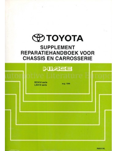 1996 TOYOTA HIACE CHASSIS & CARROSSERIE WERKPLAATSHANDBOEK NEDERLANDS