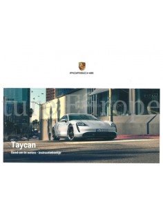 2021 PORSCHE TAYCAN INSTRUCTIEBOEKJE NEDERLANDS