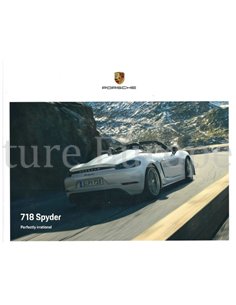 2020 PORSCHE 718 SPYDER HARDBACK BROCHURE DUTCH