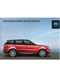 2013 RANGE ROVER SPORT HARDBACK BROCHURE GERMAN