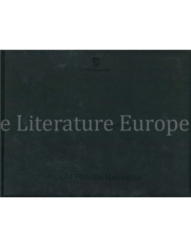 2017 PORSCHE EXCLUSIVE MANUFAKTUR HARDCOVER PROSPEKT DEUTSCH