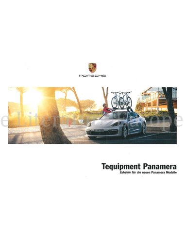 2017 PORSCHE PANAMERA TEQUIPMENT BROCHURE DUITS