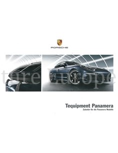 2016 PORSCHE PANAMERA TEQUIPMENT BROCHURE GERMAN