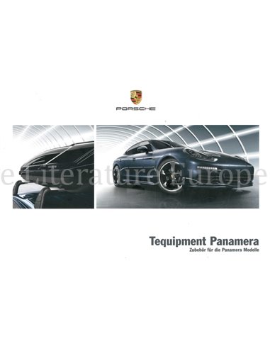 2016 PORSCHE PANAMERA TEQUIPMENT BROCHURE DUITS