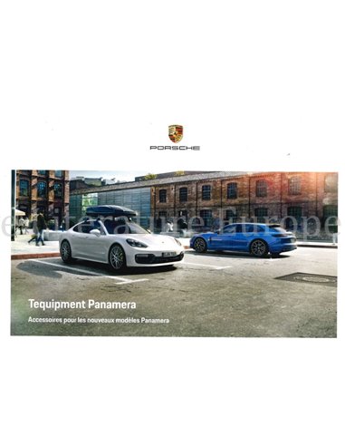 2018 PORSCHE PANAMERA | SPORT TURISMO TEQUIPMENT BROCHURE FRENCH
