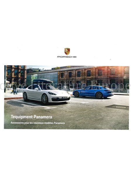 2018 PORSCHE PANAMERA | PANAMERA SPORT TURISMO TEQUIPMENT BROCHURE FRENCH
