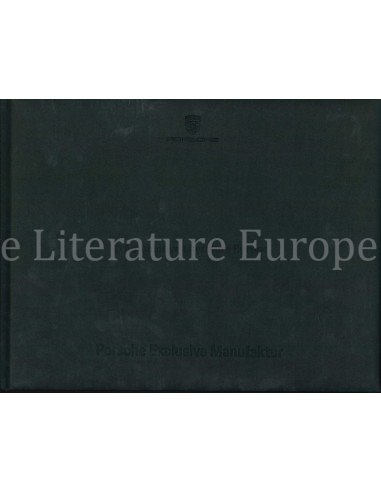 2017 PORSCHE EXCLUSIVE MANUFAKTUR HARDCOVER PROSPEKT KOREANISCH