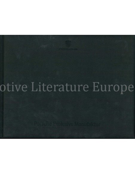 2017 PORSCHE EXCLUSIVE MANUFAKTUR HARDCOVER PROSPEKT KOREANISCH