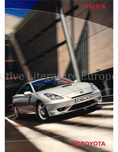 2003 TOYOTA CELICA BROCHURE DUTCH