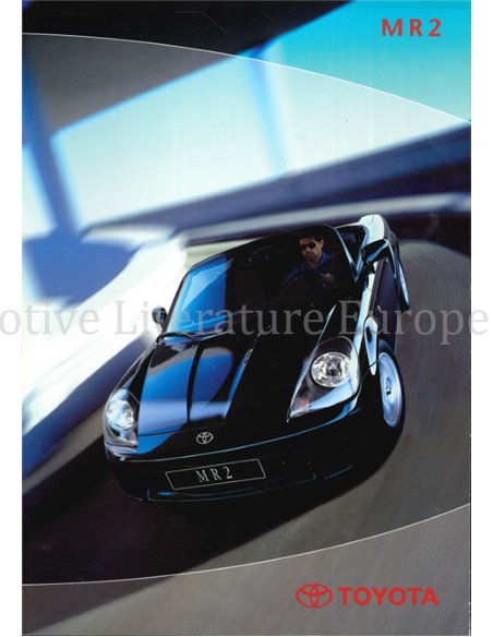 2001 TOYOTA MR2 BROCHURE NEDERLANDS