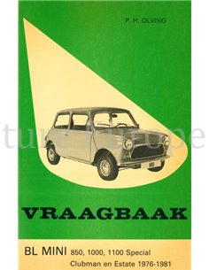 1976-1981 MINI REPARATURANLEITUNG NIEDERLÄNDISCH