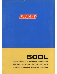 1971 FIAT 500  L CARROSSERIE ONDERDELENHANDBOEK 