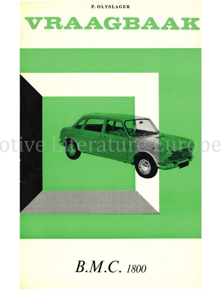 1965 - 1966 BMC (MORRIS, AUSTIN) 1800, REPARATURANLEITUNG NIEDERLÄNDISCH