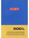 1968 FIAT 500  L CARROSSERIE ONDERDELENHANDBOEK 