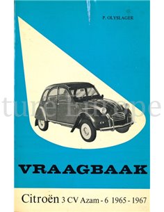 1965 - 1967 CITROËN 3 CV AZAM-6 REPAIR MANUAL DUTCH