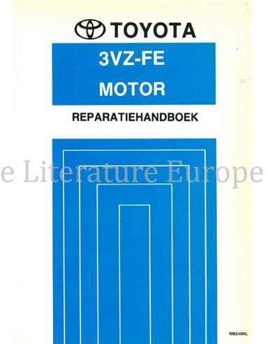 1991 TOYOTA CAMRY 3VZ-FE) MOTOR WERKSTATTHANDBUCH NIEDERLÄNDISCH