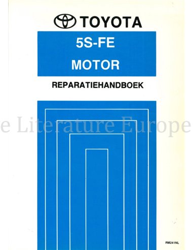 1991 TOYOTA CAMRY 5S-FE MOTOR WERKSTATTHANDBUCH NIEDERLÄNDISCH