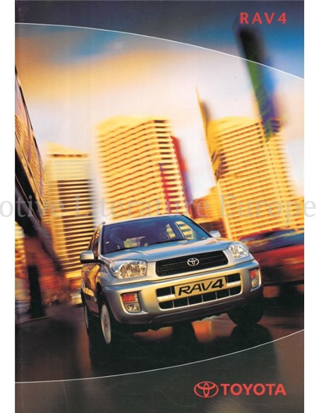 2003 TOYOTA RAV4 BROCHURE DUTCH