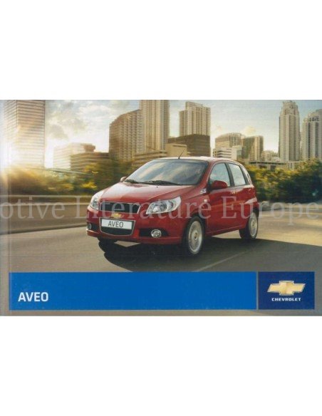 2009 CHEVROLET AVEO OWNERS MANUAL ENGLISH