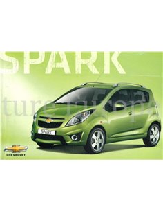 2010 CHEVROLET SPARK INSTRUCTIEBOEKJE ENGELS