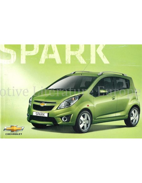 2010 CHEVROLET SPARK BETRIEBSANLEITUNG ENGLISCH
