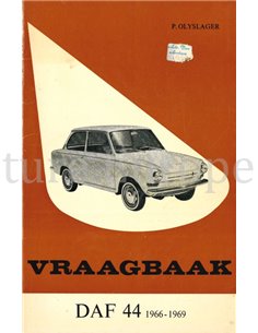 1966 - 1969 DAF 44, REPARATURANLEITUNG NIEDERLÄNDISCH