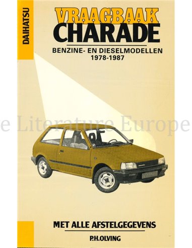1978 - 1987 DAIHATSU CHARADE BENZINE | DIESEL REPARATURANLEITUNG NIEDERLÄNDISCH