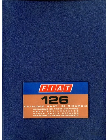 1972 FIAT 126 ONDERDELENHANDBOEK 